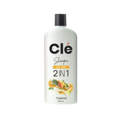 Cle 2 in 1 Tropical Shampoo  850ml
