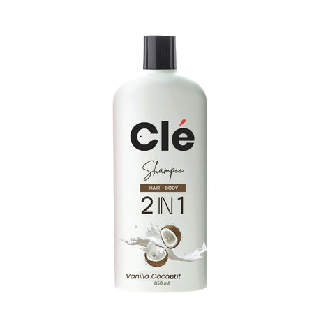 Cle 2 in 1 Vanilla Coconut Shampoo  850ml