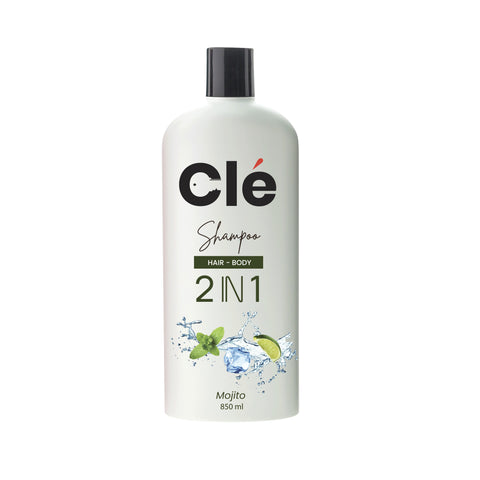 Cle 2 in 1 Menthol Shampoo  850ml