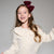 Sinsay Girl's Cream Decorative Ruffled Collar Cardigan