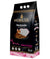 Nobilus Bentonite cat litter packaging with a black background and cat image.