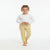 Carters Girl's Alternating warm mustard/honey yellow and off-white. Pajama bottom- carters in lebanon