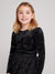 Reserved Girl's Black Velvet Blouse With Pocket | Reserved In Lebanon