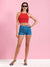 Sinsay Women's Blue High Waist Comfort Denim Short | Sinsay In Lebanon