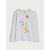 Sinsay Boy's Gray "Rock My School" Dinosaur Printed Blouse