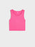 Sinsay Girl's Fuchsia Ribbed Tank Top | Sinsay In Lebanon