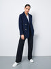 Sinsay Women's Navy Classic Collar Coat | Sinsay In Lebanon