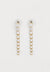 Marchesa Women's Gold Linear Earrings | Marchesa In Lebanon