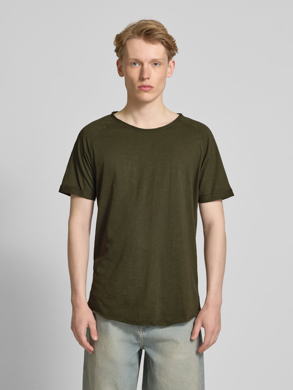 Redefined Rebel Men’s Olive Green Crew Neck T-Shirt | Redefined Rebel in Lebanon