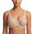 Bali Women's Nude Full Coverage Underwire Laser-Cut Lace Pattern Bra