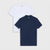 Sinsay Boy's Navy and White Classic Collar 2-Pack Polo
