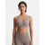 Calvin Klein Women's Taupe Seamless V-Neck Lounge Bra