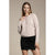 Sinsay Women's Light Beige Front Pockets Crewneck Cardigan
