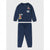 Sinsay Boy's Navy Blue Color Long Sleeved Mickey Sweatshirt with a Sweatpants Set