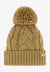 Michael Kors Women's Camel Moving Cables Cuffed Pom Pom Beanie|Michael Kors In Lebanon