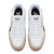 Reebok Women's White Gum Sole Leather Low Top Sneakers