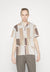 Jack & Jones Men's Multi-Beige Motive Print Resort Short Sleeve Shirt | Jack & Jones In Lebanon