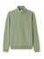 Celio Men's Green Regular Fit Zip-Neck Sweatshirt | Celio In Lebanon