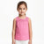 Epic Threads Girl's Pink Crochet Yoke and Pleats Tank Top