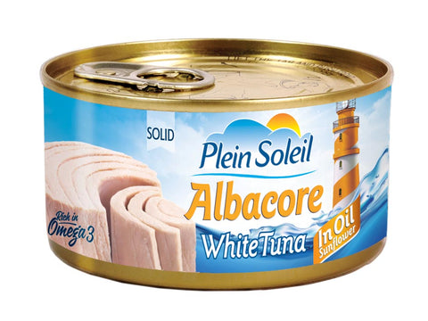 Plein Soleil Albacore White Tuna Solid in Sunflower Oil 185g