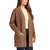 Max & Mia Women's Camel Open-Front Ribbed Knit Cardigan