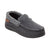 Dearfoams Men's Dark Grey Herringbone Memory Foam Pandufs
