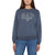 Gap Women's Dusty Blue Logo Fleece Crewneck Sweatshirt