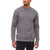 Bench Urbanwear Men's Gray Fleece Lined Thermal Sweatshirt