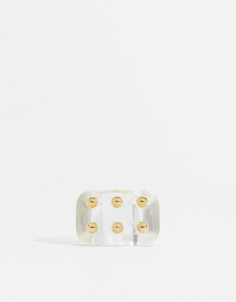 ASOS Design Women's Transparent Ring ANA12 shr
