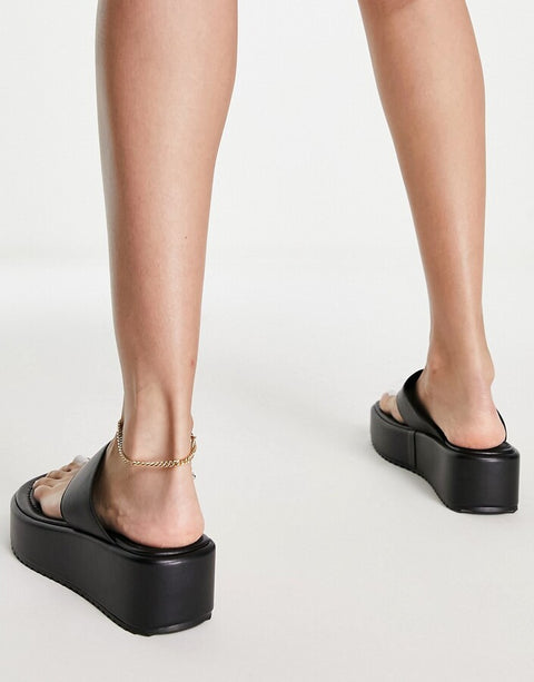 ASOS Design Women's Black Slipper ANS144 (shoes 47,52,58) (st3)