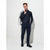 Sinsay Men's Navy Long Sleeve Small White Geometric Dot Shirt