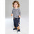 Sinsay Boy's Navy and Cream Skate Club Text with a Drawstring Sweatpants