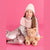 Sinsay Girl's Light Pink Knit Turtleneck Warmer Collar