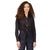 Michael Kors Women's Black Poplin Tie-Front Button-Down Cotton Shirt | Michael Kors In Lebanon