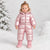 Sinsay Baby Girl's Shiny Pink Hooded Puffer Snowsuit
