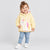 Sinsay Baby Girl's Light Yellow Unicorn Print Hooded Jacket