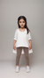 Boboli Girl's Greige Leggings | Boboli in Lebanon