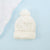 SinsayGirl's White Knit Pattern Cute Beanie