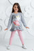 Mushi Girl's Pink/Grey Printed 2-Piece Set | Mushi In Lebanon