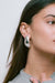 Heaven Mayhem Women's Silver Bean Earrings | Heaven Mayhem In Lebanon
