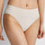 State Of Day Women's Beige Seamless High-Cut Brief