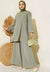 Big Dart Women's Dark Green Modest Tunic & Trousers Set | Big Dart In Lebanon