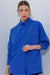 Big Dart Women's Navy Blue Oversized Long Basic Shirt | Big Dart In Lebanon