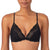 DKNY Women's Black Wave Lace Unlined Bra
