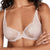 Natori Women's Dusty Rose Crafted In A Sheer Floral Lace Bra