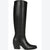 Naturalizer Women's Black Leather Fae Knee High Boots