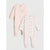Sinsay Baby Girl's Light Pink & White Floral Long Sleeve 2 Pack Bodysuits