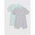 Sinsay Boy's Grey & Light Green Short Sleeve Crew Neck Set of 2 Romper
