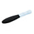 A foot file with a plastic handle and a metal blade used for removing calluses and dead skin from the foot.