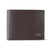 Calvin Klein Mens Brown River Print RFID Minimalist Bifold Wallet